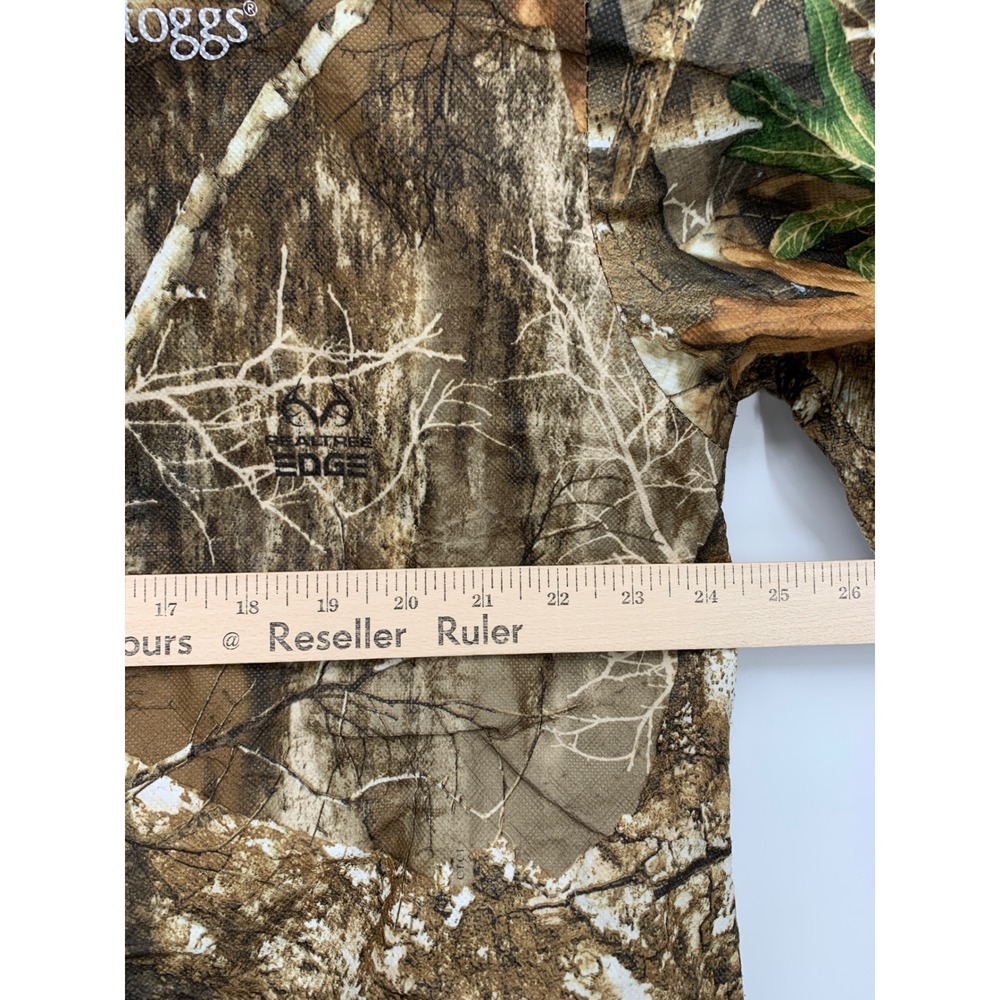 Frogg Toggs Jacket Mens Medium Large Brown Realtree Camo Rain Hooded Waterproof - Picture 8 of 10